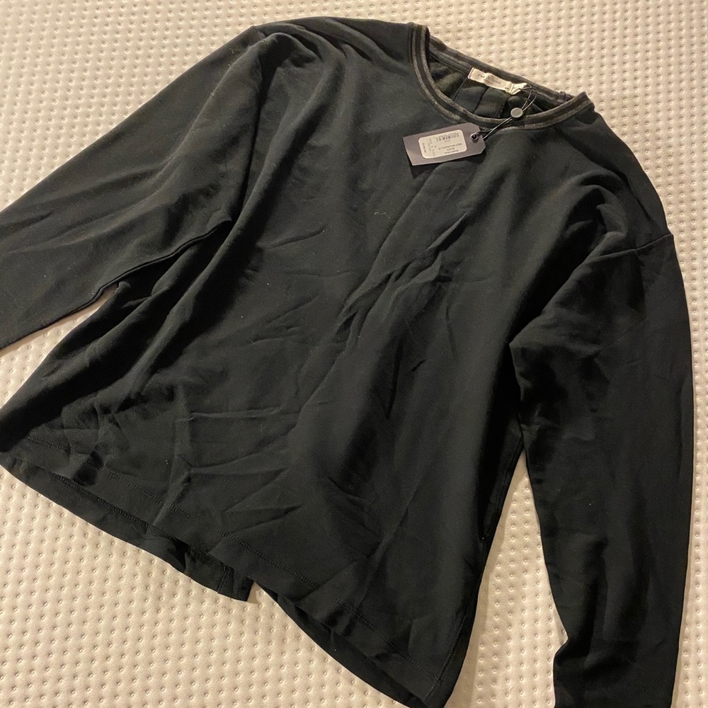 Rag and Bone thin sweater split back top